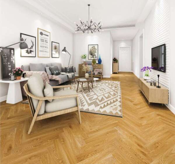 Authentic Herringbone - Natural Oak - Image 6