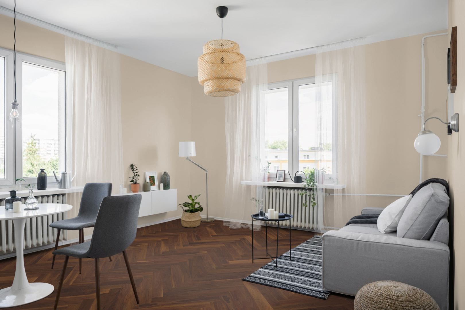 Castro - Walnut Herringbone