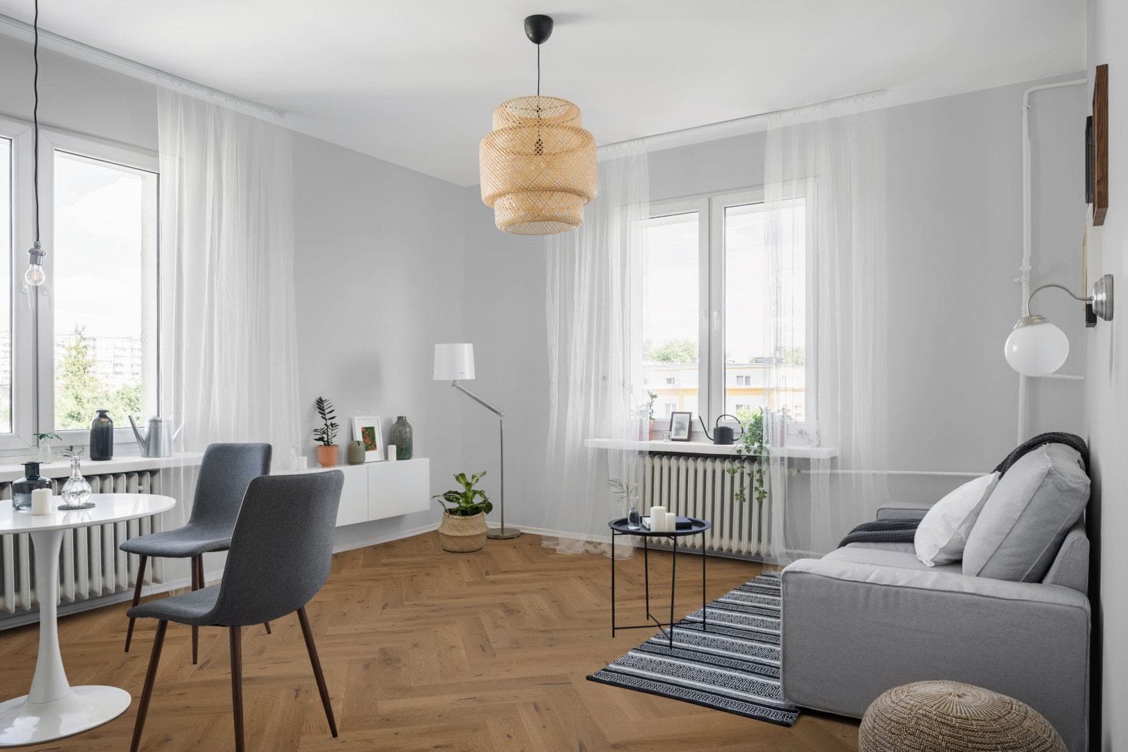 Castro - Santorini White Oak Herringbone